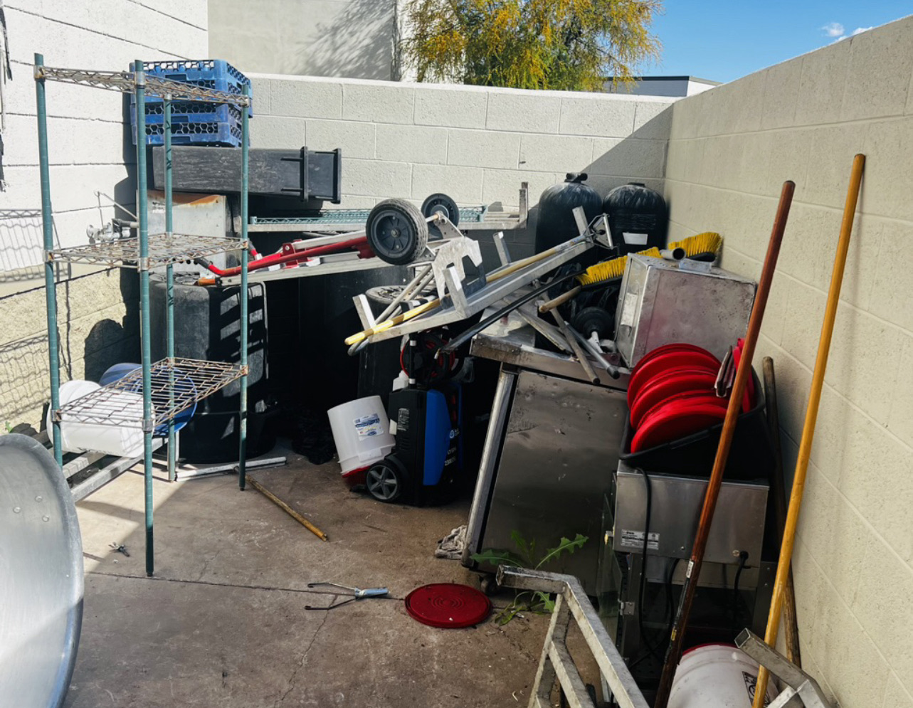 Residential debris removal in Phoenix by Dump Brothers