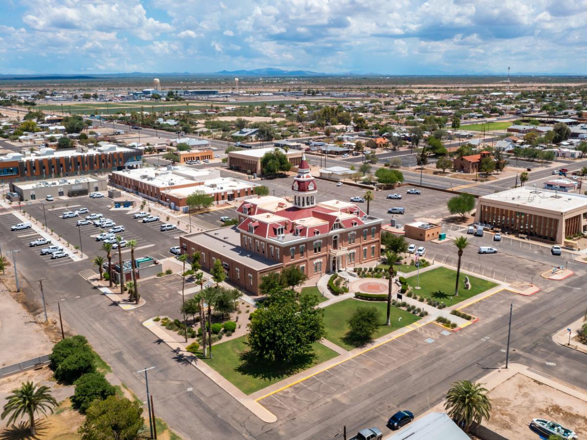 Historic Pinal County Courthouse in Florence, Arizona