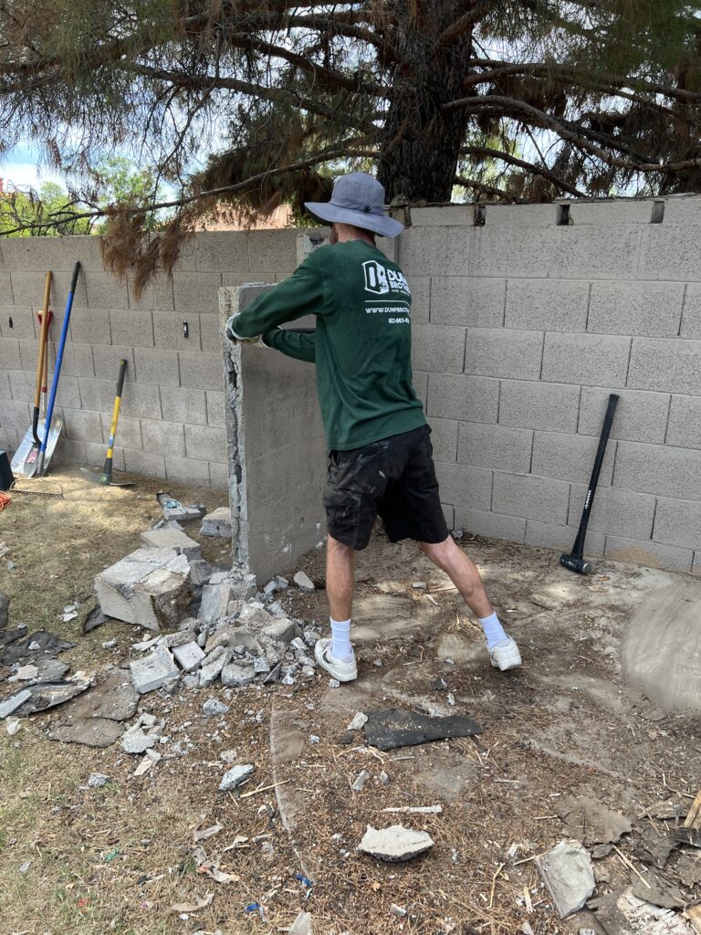 Light demolition near me in Queen Creek, AZ by Dump Brothers