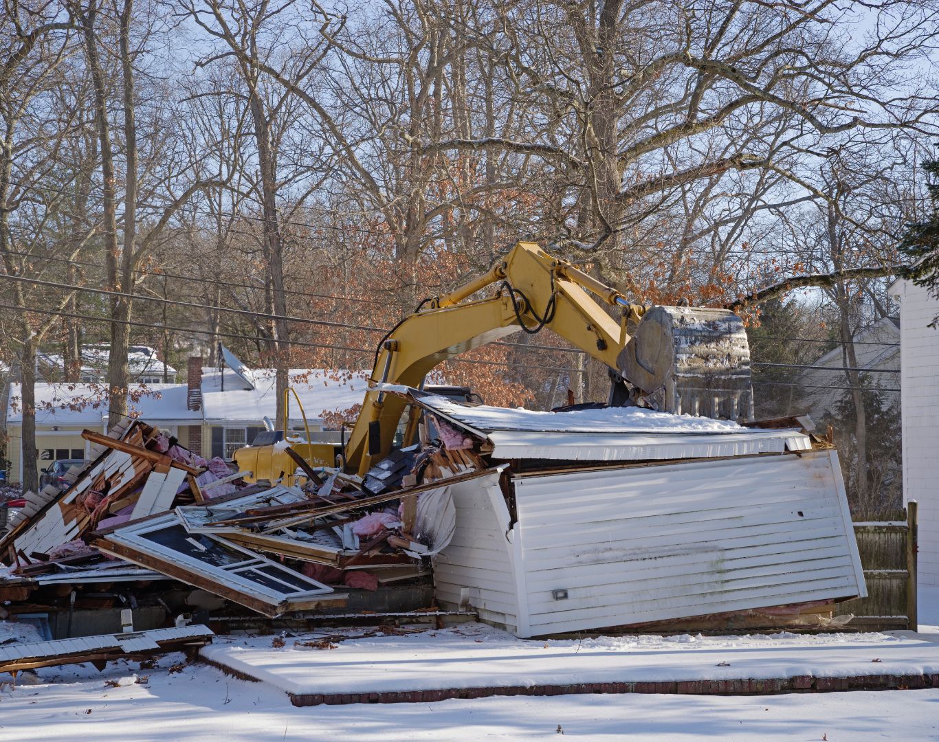 mobile home demolition