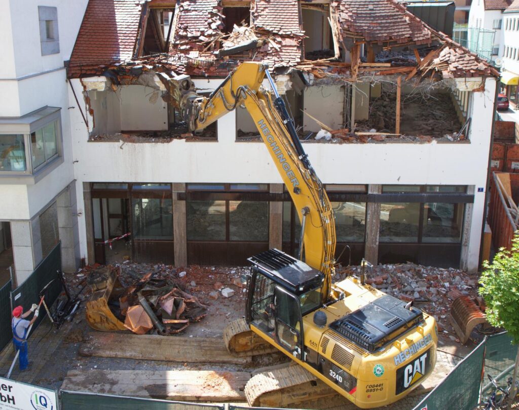 Home demolition in Paradise Valley, AZ for custom estate redevelopment