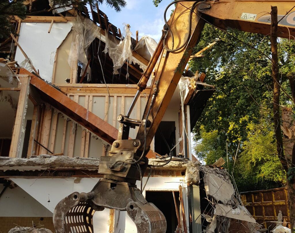 Safe teardown near me in Carefree, AZ with hillside equipment