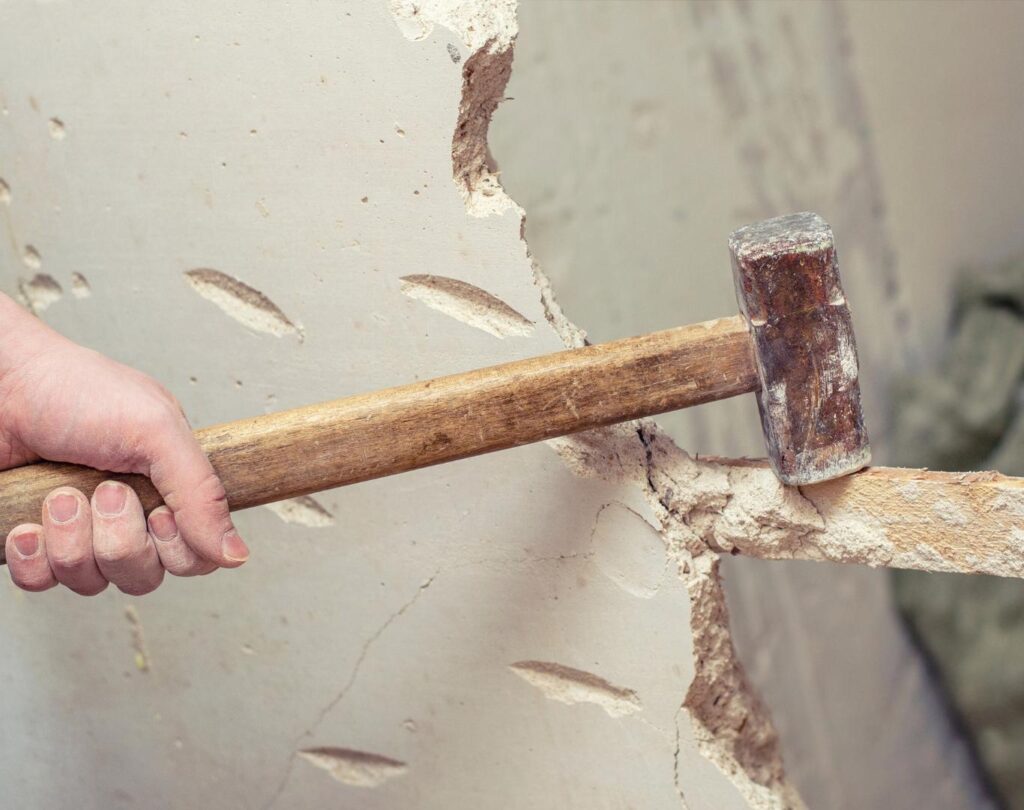 Home demolition in Glendale, AZ with complete debris removal