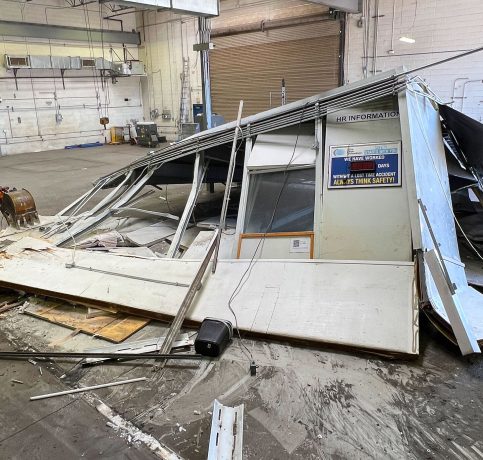 Dean Avenue Grinder Room Demolition - Case Study Photo