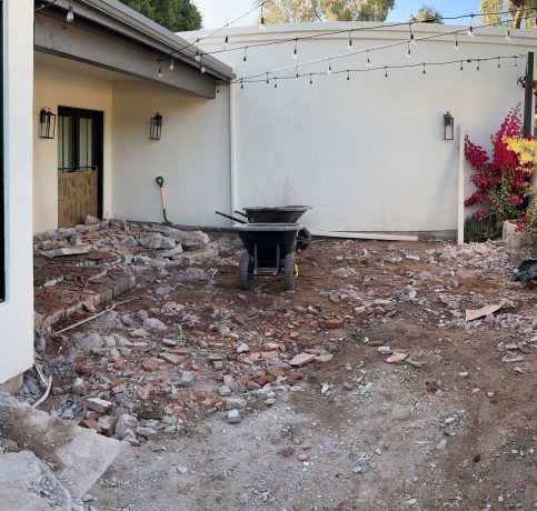 Lincoln Drive Backyard Demolition - Case Study Photo